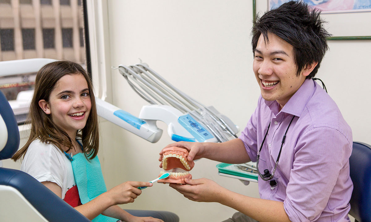 A young child enjoying Children Dentistry in Adelaide